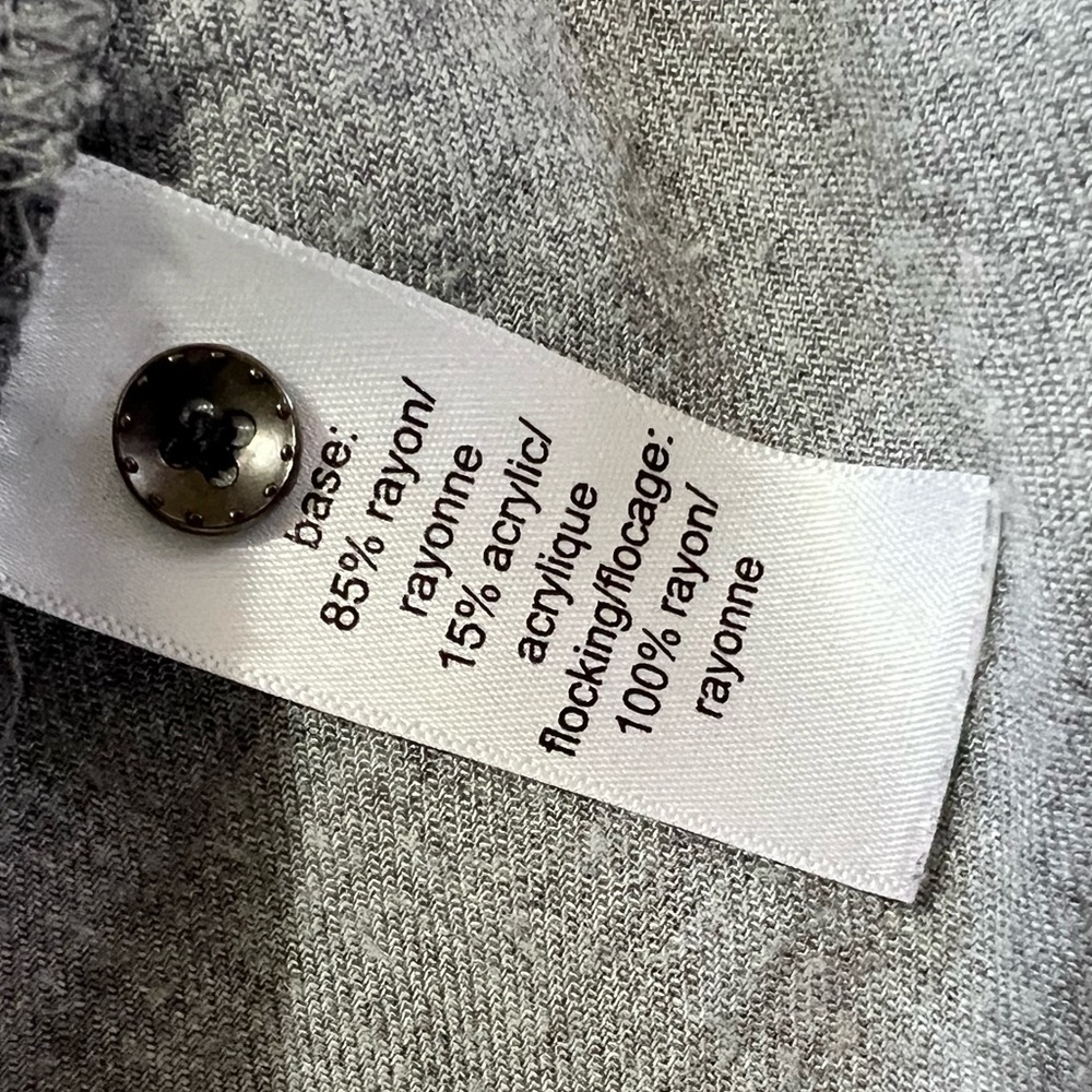 Maurices Large Chambray Polka Dot Button Front Sh… - image 8